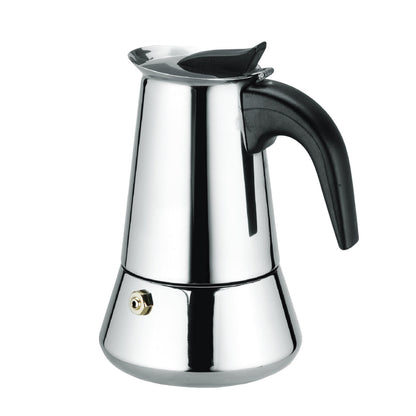 Cafetera Italiana De Acero Inoxidable  9 Tazas Inducción